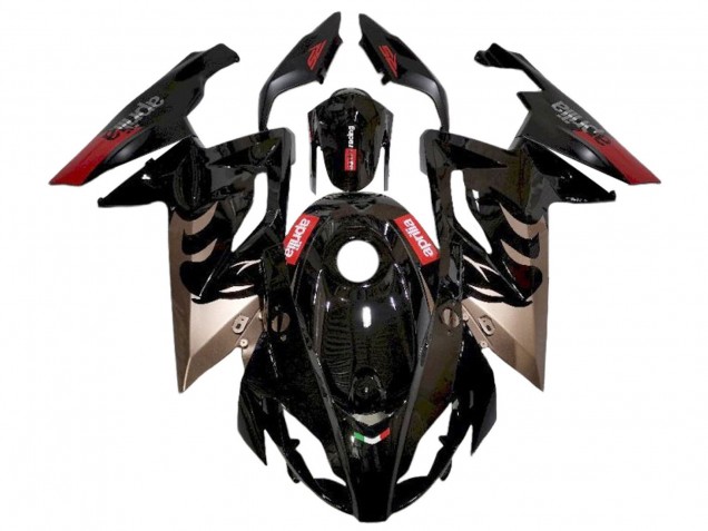 Carenados Moto Aprilia RS125 2006-2011 - Negro Brillante Rojo Baratos