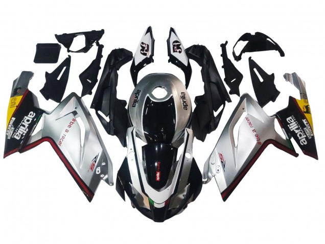 Carenados Moto Aprilia RS125 2006-2011 - Plata Negro Baratos