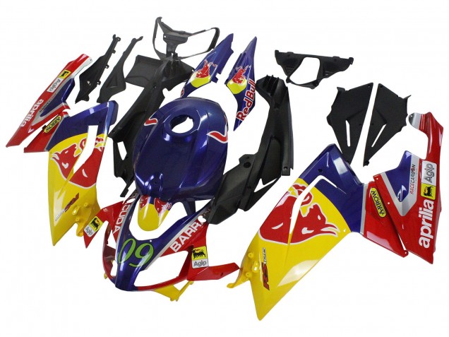 Carenados Moto Aprilia RS125 2006-2011 - Amarillo Azul Oscuro Rojo Bull Baratos
