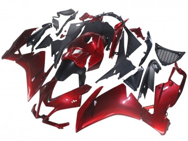 Carenado Moto Aprilia RS4 50 125 2012-2018 - Rojo Negro Mate Baratos