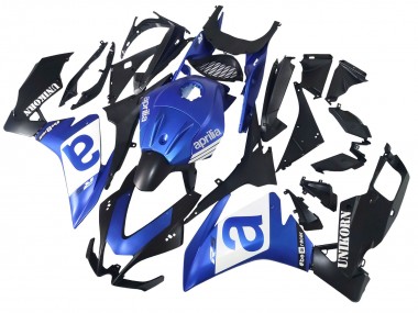 Carenados Moto Aprilia RS4 50 125 2012-2018 - Azul Blanco Negro Mate Baratos