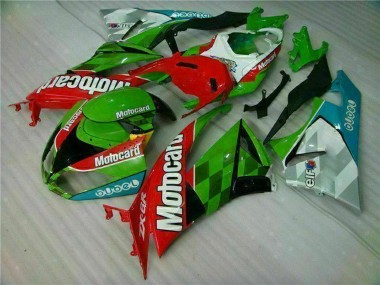Carenados Moto Kawasaki ZX6R 2009-2012 - Verde Blanco Rojo Negro Azul Motocard Baratos