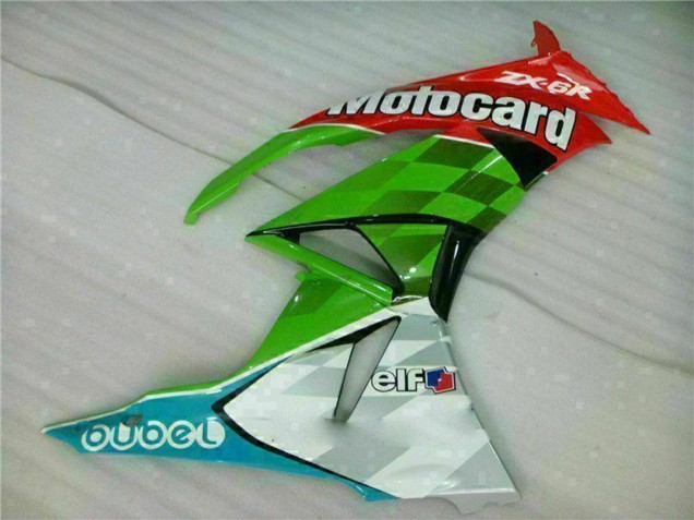 Carenados Moto Kawasaki ZX6R 2009-2012 - Verde Blanco Rojo Negro Azul Motocard Baratos