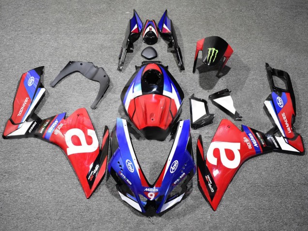 Carenados Moto Aprilia RS4 50 125 2012-2018 - Blanco Azul Rojo Baratos