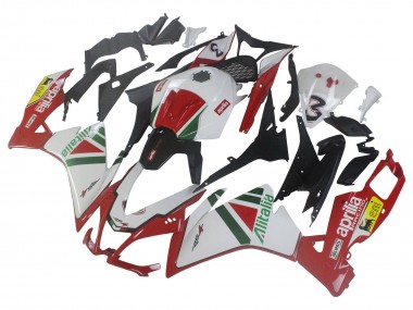 Kits Carenado Moto Aprilia RS4 50 125 2012-2018 - Blanco Rojo Verde Amarillo Alitalia Baratos