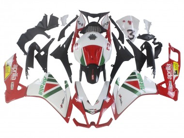 Kits Carenado Moto Aprilia RS4 50 125 2012-2018 - Blanco Rojo Verde Amarillo Alitalia Baratos