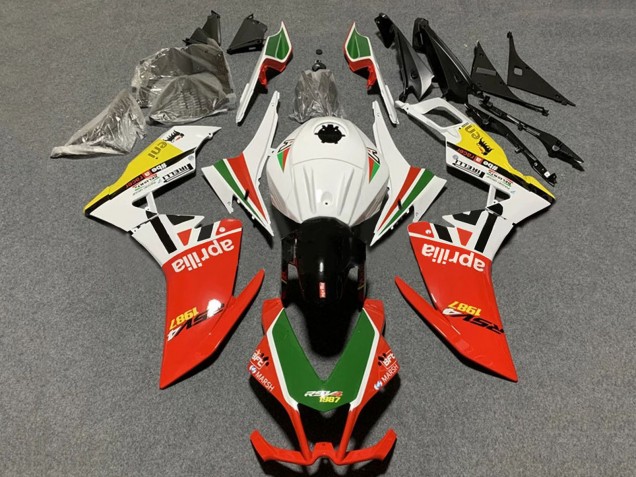 Carenados Moto Aprilia RS4 50 125 2012-2018 - Blanco Rojo Verde Amarillo Baratos