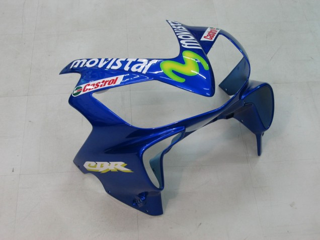 Carenados Moto Honda CBR600 F4i 2004-2007 - Azul Amarillo Verde MoviStar Baratos