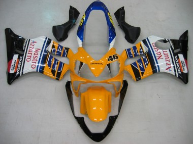 Carenados Moto Honda CBR600 F4i 2004-2007 - Amarillo Azul Blanco Negro Nastro Azzurro Baratos