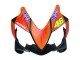 Carenados Moto Honda CBR600 F4i 2004-2007 - Negro Mate Naranja Rossi Baratos