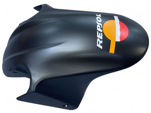 Carenados Moto Honda CBR600 F4i 2004-2007 - Negro Mate Naranja Rossi Baratos