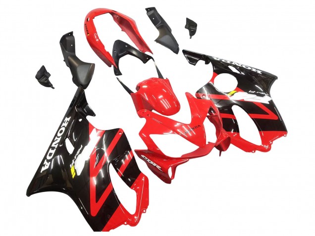 Carenado Moto Honda CBR600 F4i 2004-2007 - Rojo Negro Brillante Baratos