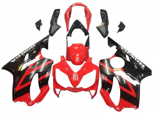 Carenado Moto Honda CBR600 F4i 2004-2007 - Rojo Negro Brillante Baratos