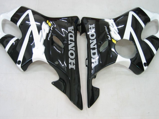 Carenado Moto Honda CBR600 F4i 2004-2007 - Blanco Negro Brillante Baratos