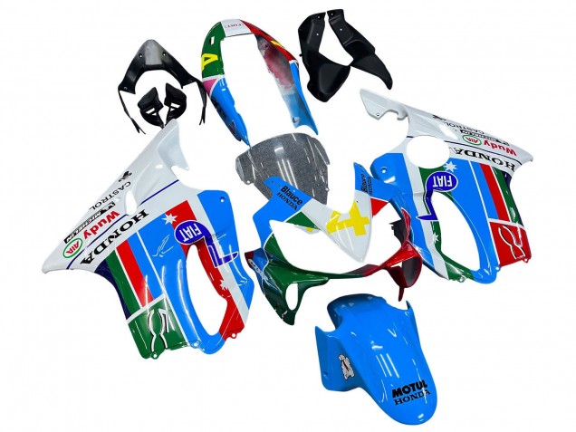 Carenados Moto Honda CBR600 F4i 2004-2007 - Blanco Azul Verde Rojo Baratos