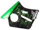 Carenado Moto Honda CBR1100XX Blackbird 1996-2007 - Negro Brillante Verde Llama Baratos