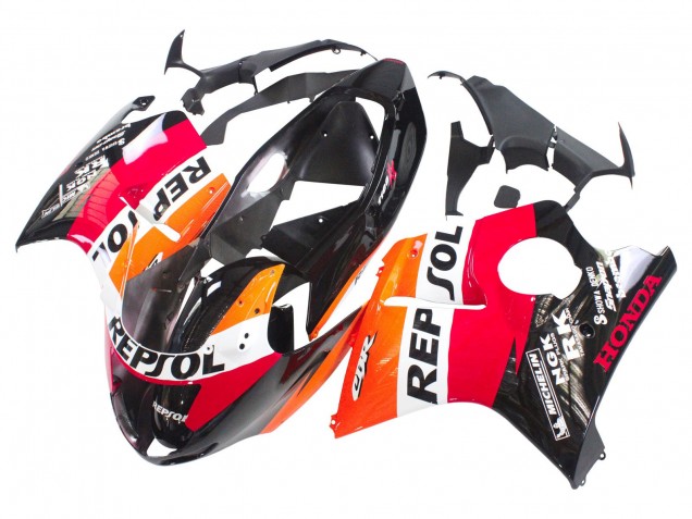 Carenados Moto ABS Honda CBR1100XX Blackbird 1996-2007 - Naranja Blanco Rojo Negro Brillante Repsol Baratos