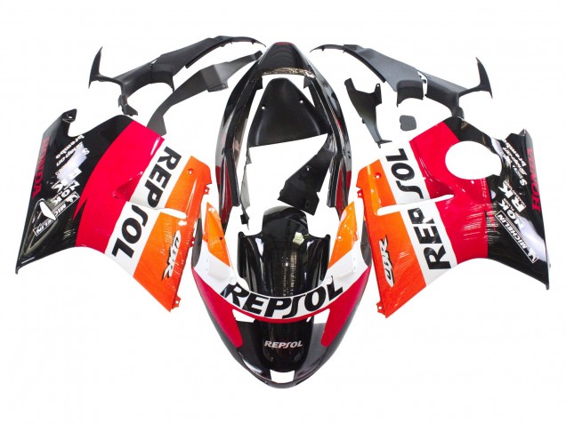 Carenados Moto ABS Honda CBR1100XX Blackbird 1996-2007 - Naranja Blanco Rojo Negro Brillante Repsol Baratos