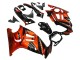 Carenados Moto Honda CBR600 F3 1995-1996 - Naranja Negro Brillante Baratos