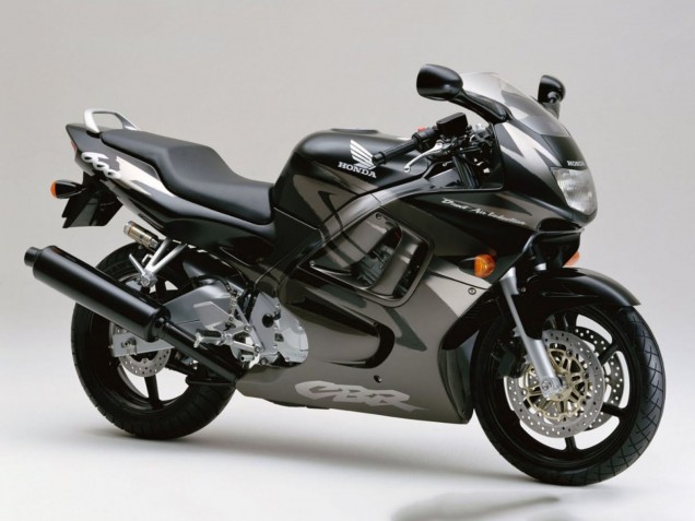 Carenados Moto Honda CBR600 F3 1995-1996 - Gris Negro Baratos