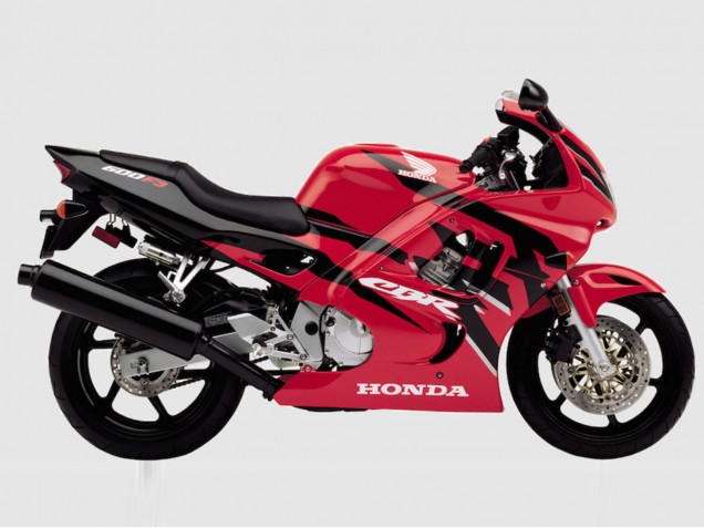 Carenado Moto Honda CBR600 F3 1997-1998 - Rojo Negro Brillante Baratos