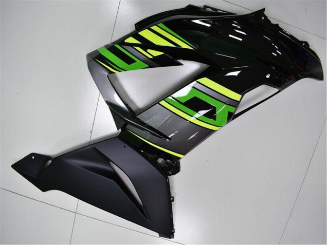Carenados Moto Kawasaki ZX6R 2013-2018 - Verde Amarillo Negro Brillante Negro Mate Baratos