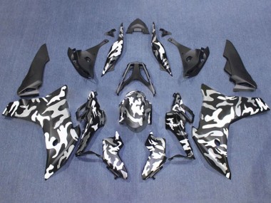 Carenados Moto Honda CBR600F 2011-2013 - Negro Blanco Camouflage Baratos