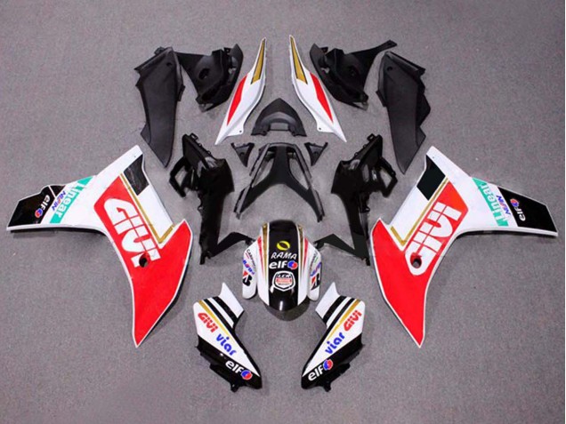 Carenados Moto Honda CBR600F 2011-2013 - Blanco Rojo Oro Negro Brillante Givi Baratos