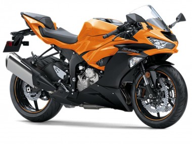 Carenados Moto Kawasaki ZX6R 2019-2022 - Naranja Negro Baratos