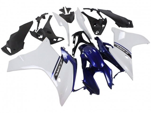 Carenados Moto Honda CBR600F 2011-2013 - Blanco Azul Baratos