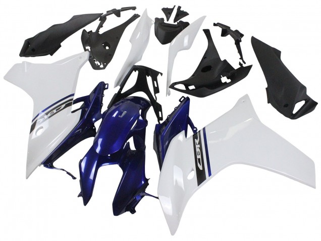 Carenados Moto Honda CBR600F 2011-2013 - Blanco Azul Baratos