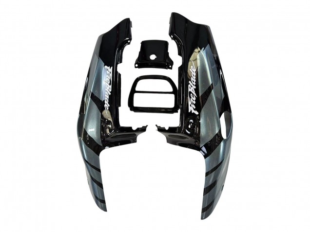 Carenados Moto Honda CBR900RR 893 1992-1993 - Plata Negro Brillante Baratos