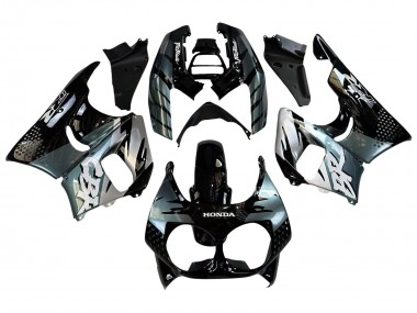 Carenados Moto Honda CBR900RR 893 1992-1993 - Plata Negro Brillante Baratos