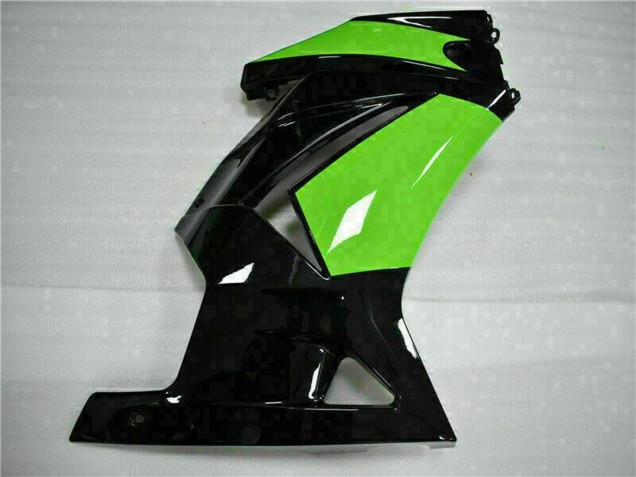 Carenados Moto Kawasaki EX250 2008-2012 - Negro Brillante Verde Baratos
