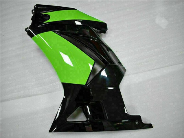Carenados Moto Kawasaki EX250 2008-2012 - Negro Brillante Verde Baratos