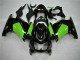 Carenados Moto Kawasaki EX250 2008-2012 - Negro Brillante Verde Baratos