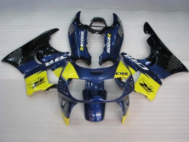 Carenados Moto Honda CBR900RR 893 1994-1995 - Azul Amarillo Negro Brillante Baratos