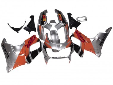 Carenados Moto Honda CBR900RR 893 1994-1995 - Plata Naranja Negro Brillante Baratos