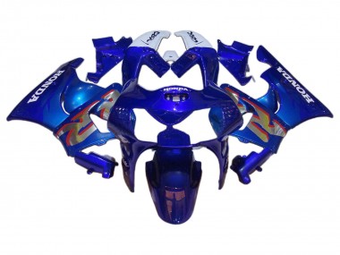 Carenados Moto Honda CBR900RR 919 1998-1999 - Blanco Azul Plata Baratos