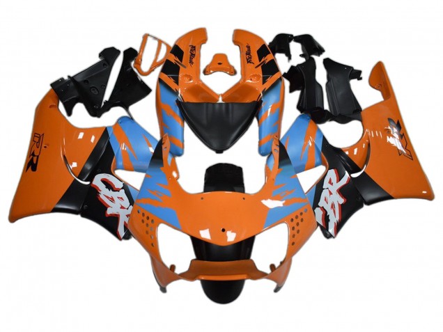 Carenados Moto Honda CBR900RR 919 1998-1999 - Naranja Azul Negro Mate Baratos