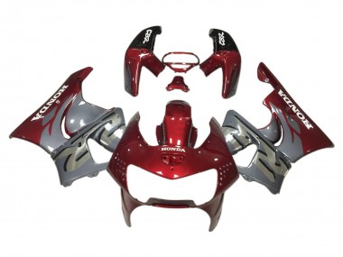 Carenados Moto Honda CBR900RR 919 1998-1999 - Rojo Oscuro Gris Baratos