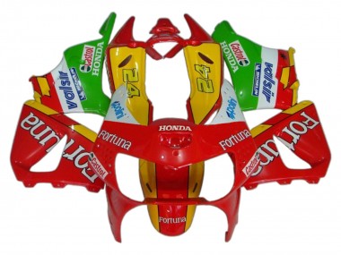 Carenados Moto Honda CBR900RR 919 1998-1999 - Rojo Amarillo Verde Blanco Fortuna Castrol Baratos