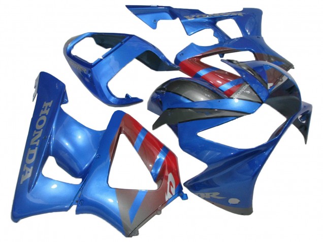 Carenados Moto Honda CBR900RR 929 2000-2001 - Azul Rojo Negro Brillante Baratos