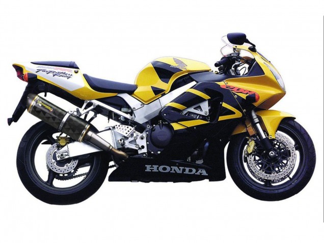 Carenados Moto Honda CBR900RR 929 2000-2001 - Amarillo Azul Oscuro Baratos