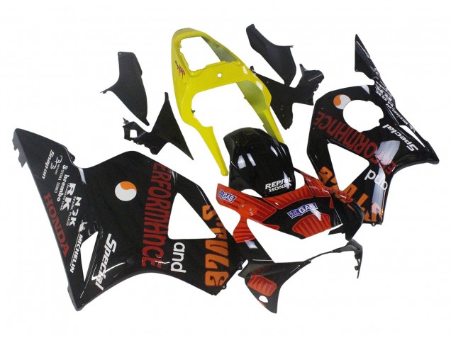 Carenados Moto Honda CBR900RR 954 2002-2003 - Amarillo Rojo Negro Brillante Repsol Rossi Baratos