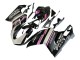 Carenados Moto Ducati 848 2007-2014 - Blanco Rosa Negro Brillante Connie Baratos