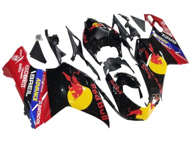 Carenados Moto Ducati 848/1098/1198 2007-2014 - Negro Brillante Amarillo Azul Rojo Bull Baratos