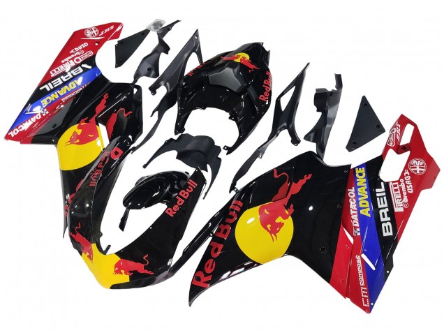 Carenados Moto Ducati 848/1098/1198 2007-2014 - Negro Brillante Amarillo Azul Rojo Bull Baratos
