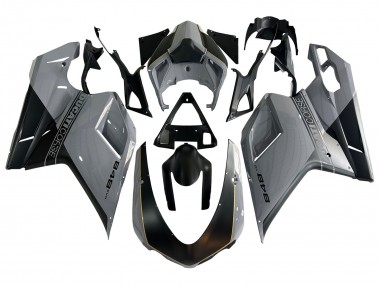 Carenados Moto Ducati 848 2007-2014 - Plata Oro Negro Mate Baratos