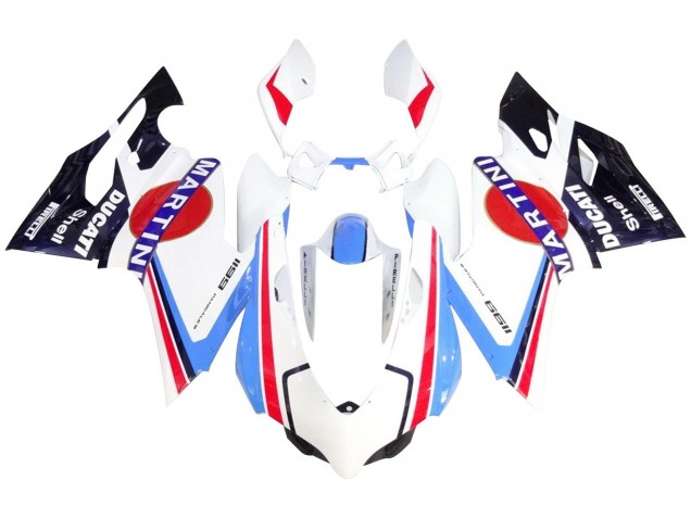 Carenados Moto Ducati 1199 2011-2014 - Blanco Rojo Azul Negro Brillante Martini Baratos